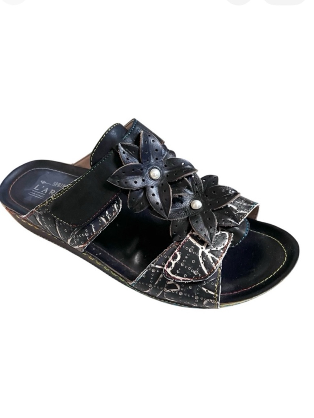 L’Artiste by Spring Step Karina Leather Sandals 40